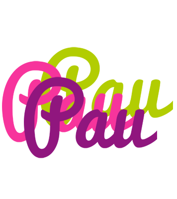 Pau flowers logo