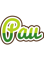 Pau golfing logo