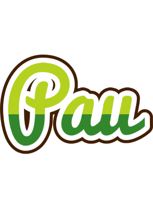 Pau golfing logo