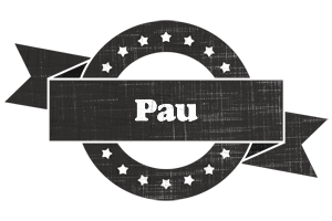 Pau grunge logo