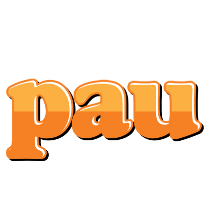 Pau orange logo