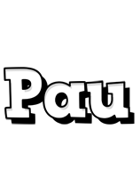 Pau snowing logo