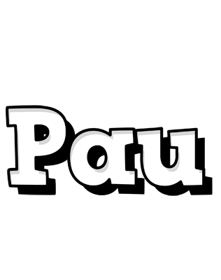 Pau snowing logo