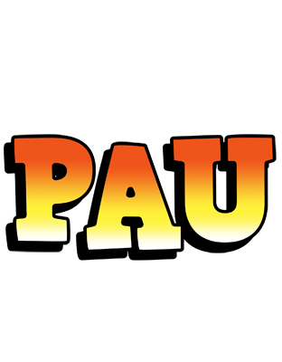 Pau sunset logo