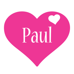Paul love-heart logo