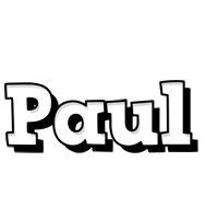 Paul snowing logo