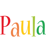 Paula birthday logo
