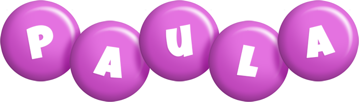 Paula candy-purple logo