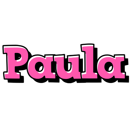 Paula girlish logo