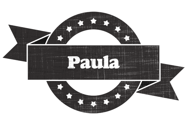 Paula grunge logo