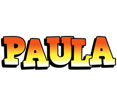 Paula sunset logo