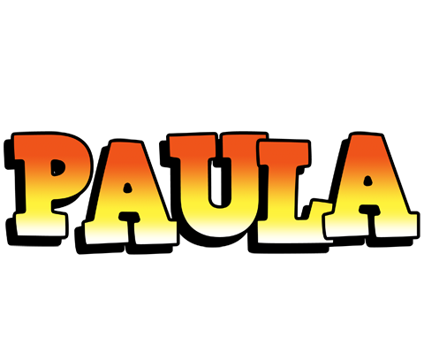 Paula sunset logo