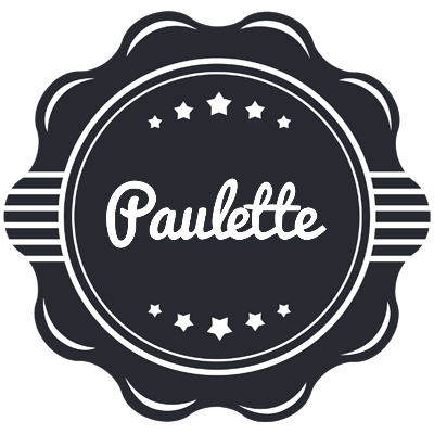 Paulette badge logo