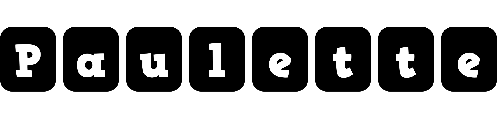 Paulette box logo