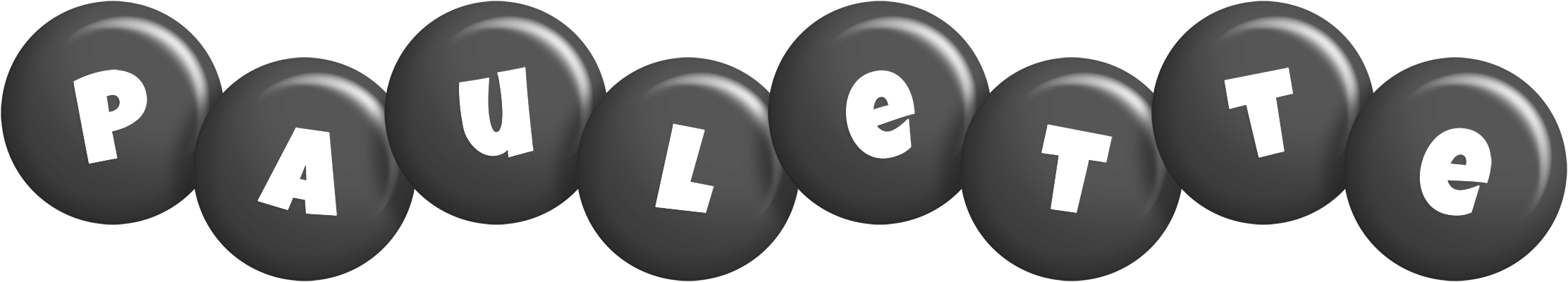 Paulette candy-black logo