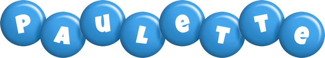 Paulette candy-blue logo