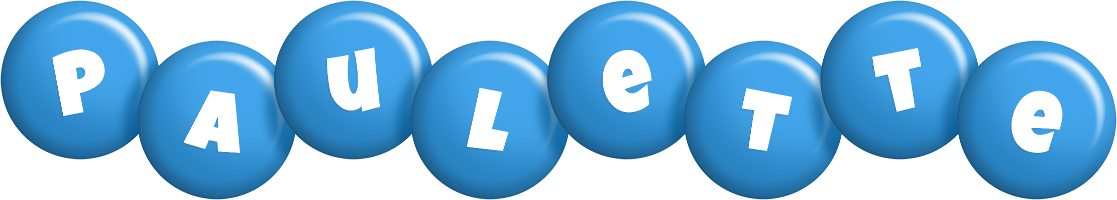 Paulette candy-blue logo