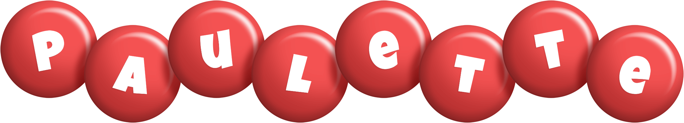 Paulette candy-red logo