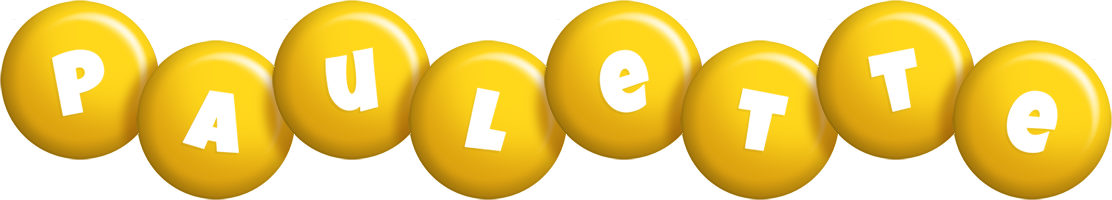 Paulette candy-yellow logo