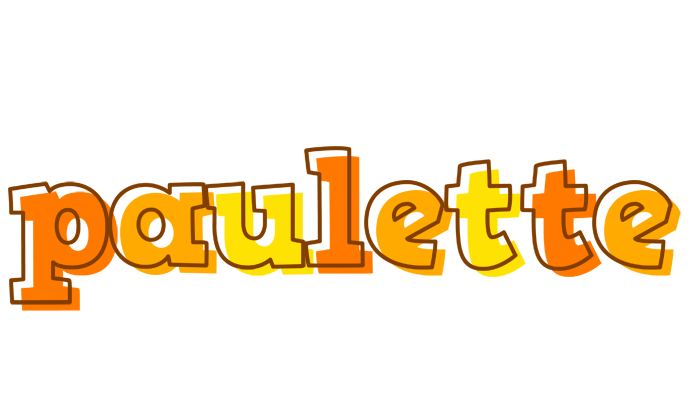 Paulette desert logo