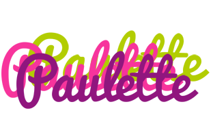 Paulette flowers logo