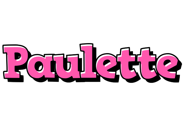 Paulette girlish logo