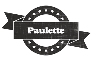 Paulette grunge logo