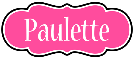 Paulette invitation logo