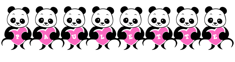Paulette love-panda logo
