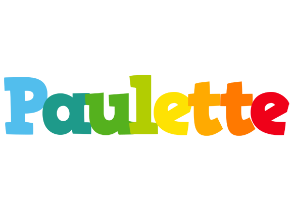 Paulette rainbows logo