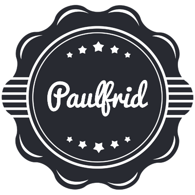 Paulfrid badge logo