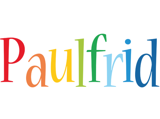 Paulfrid birthday logo
