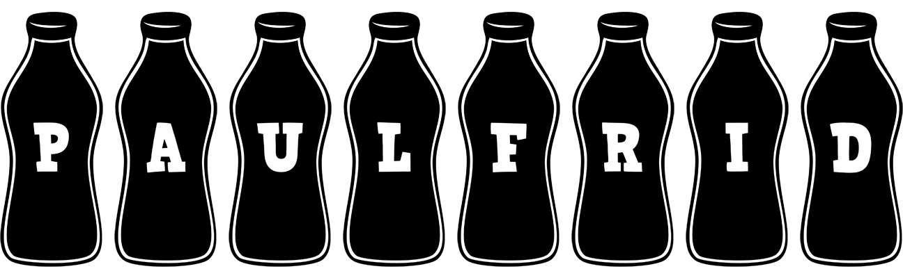Paulfrid bottle logo