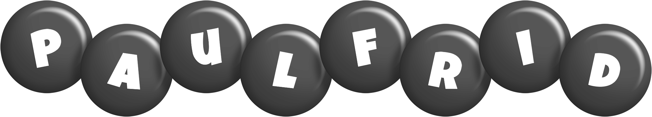 Paulfrid candy-black logo