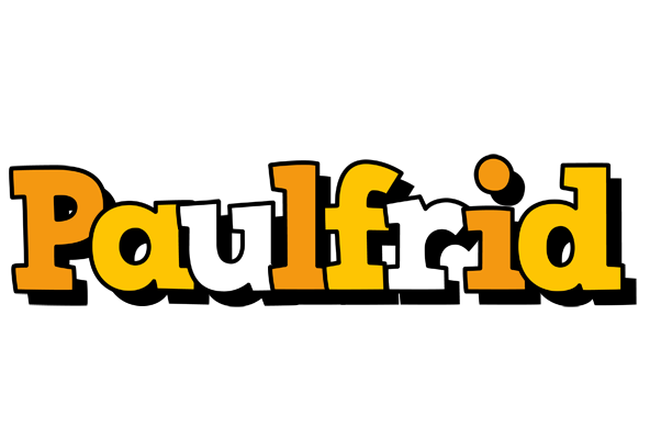 Paulfrid cartoon logo