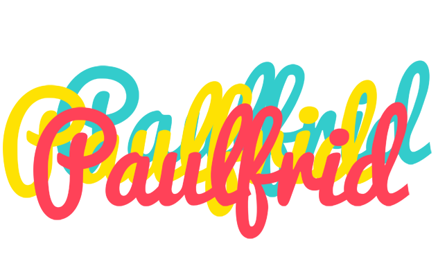 Paulfrid disco logo