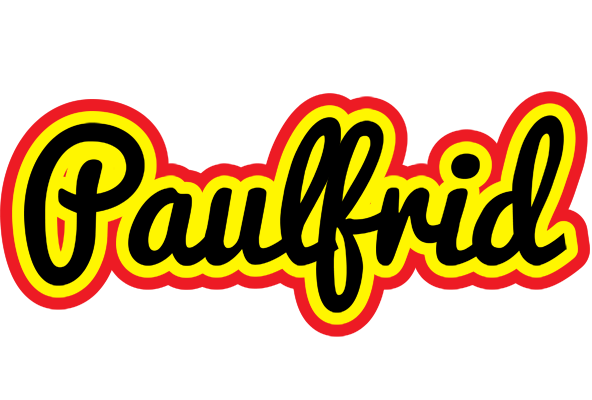 Paulfrid flaming logo