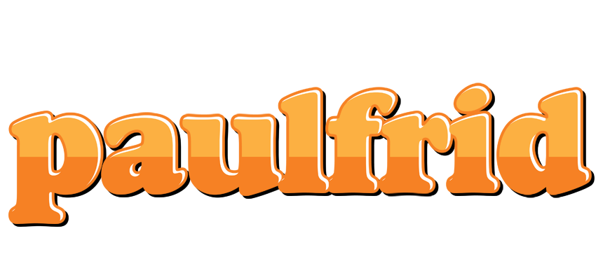 Paulfrid orange logo