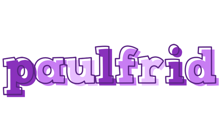 Paulfrid sensual logo
