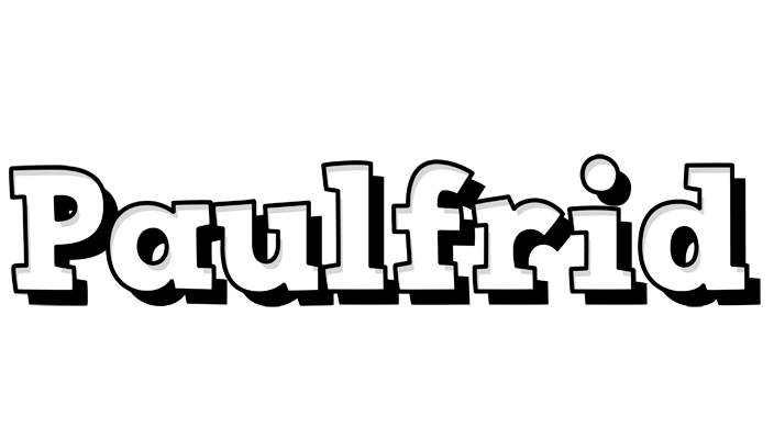 Paulfrid snowing logo
