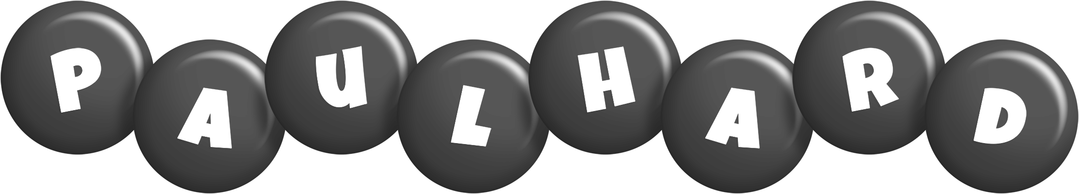 Paulhard candy-black logo