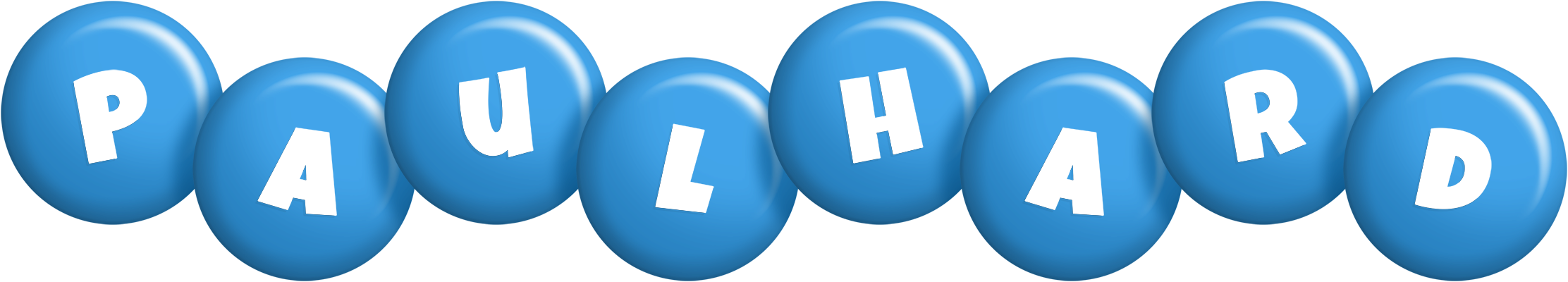Paulhard candy-blue logo