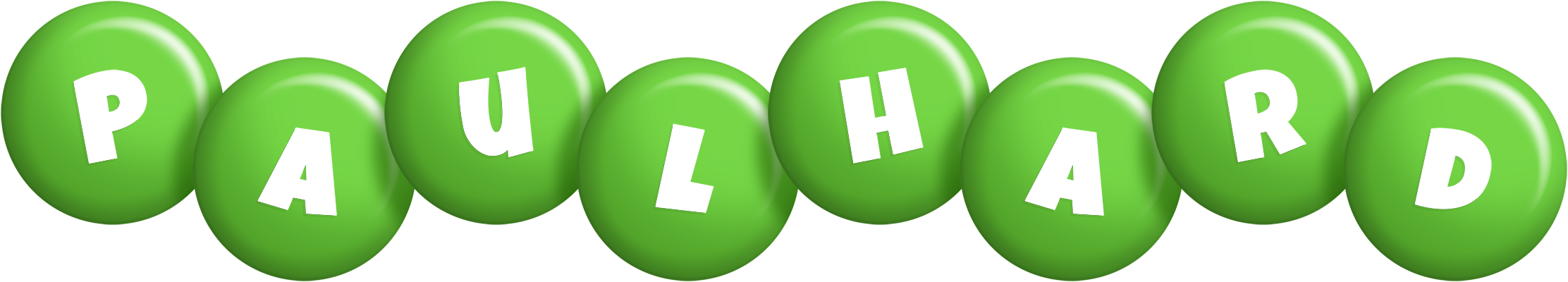 Paulhard candy-green logo