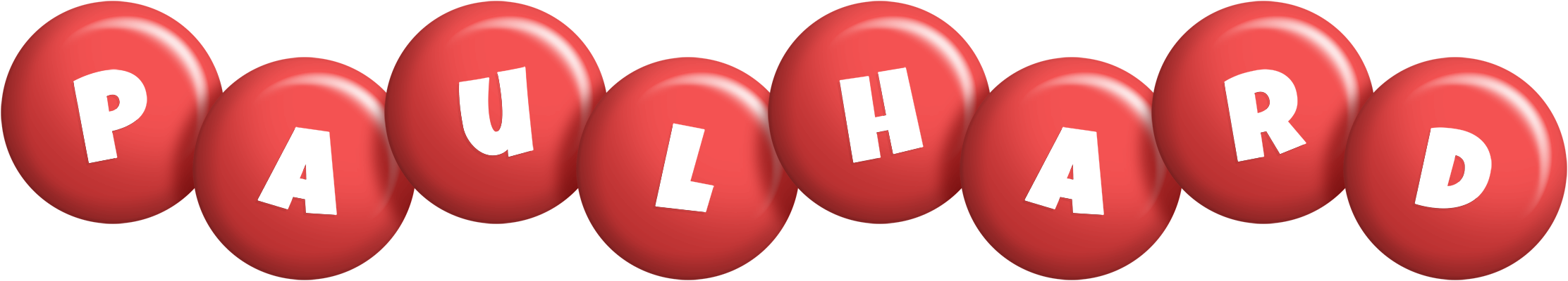 Paulhard candy-red logo