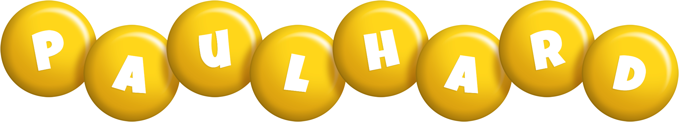 Paulhard candy-yellow logo
