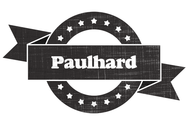 Paulhard grunge logo