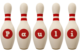 Pauli bowling-pin logo