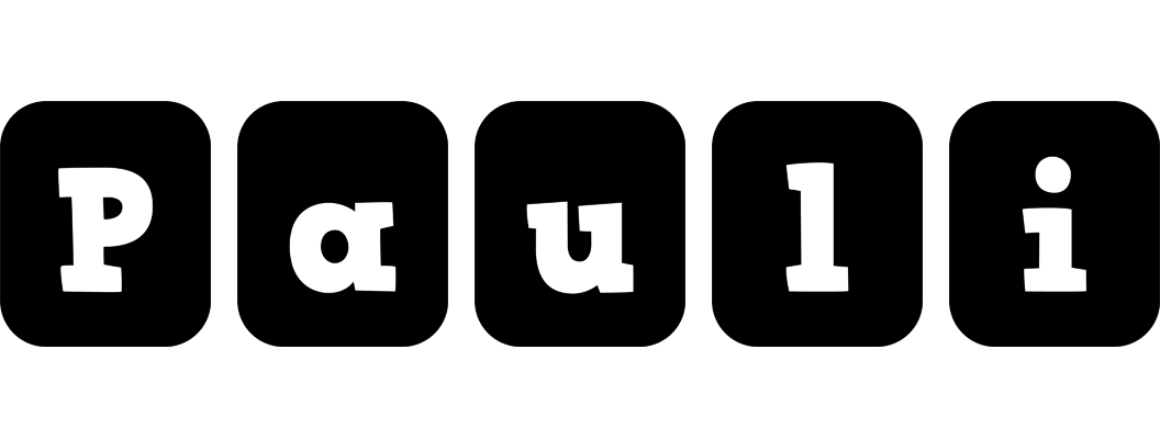 Pauli box logo