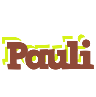 Pauli caffeebar logo