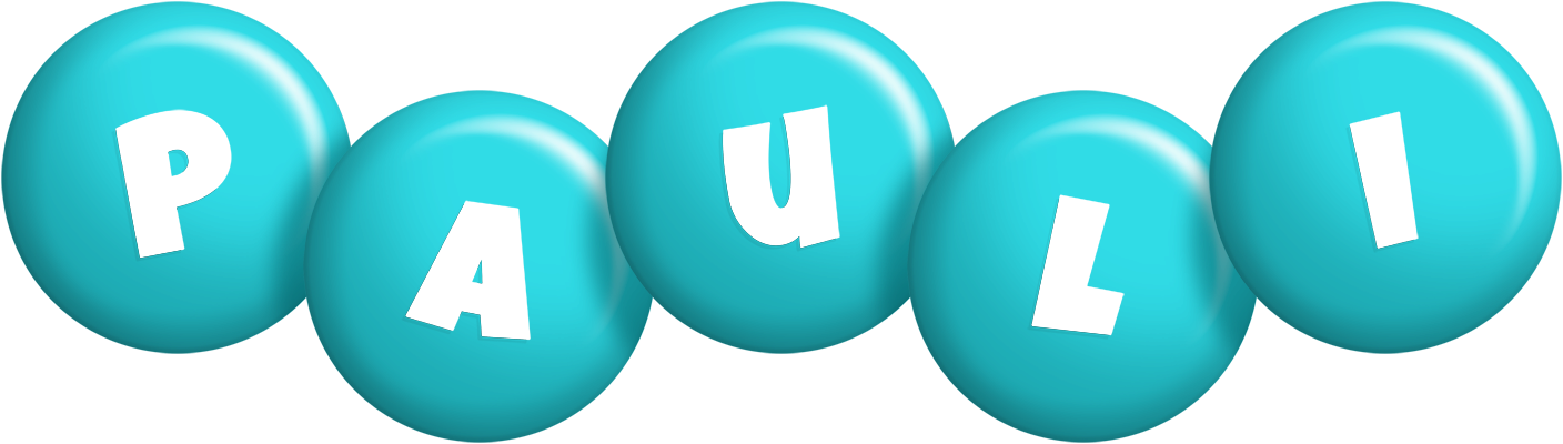 Pauli candy-azur logo